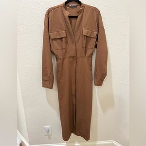 Zara brown dress